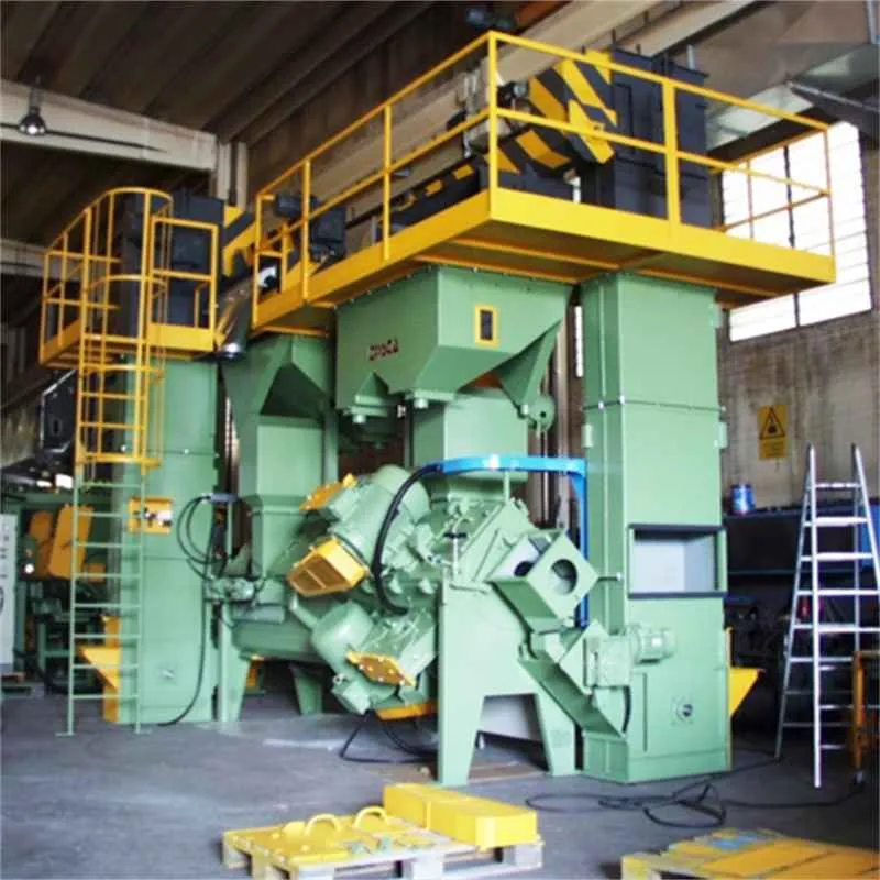 Wire Rod Pass Through Shot Blasting Machine