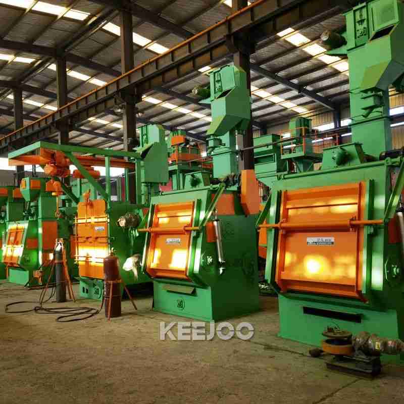 Small Tumble Belt Type Shot Blasting Machine