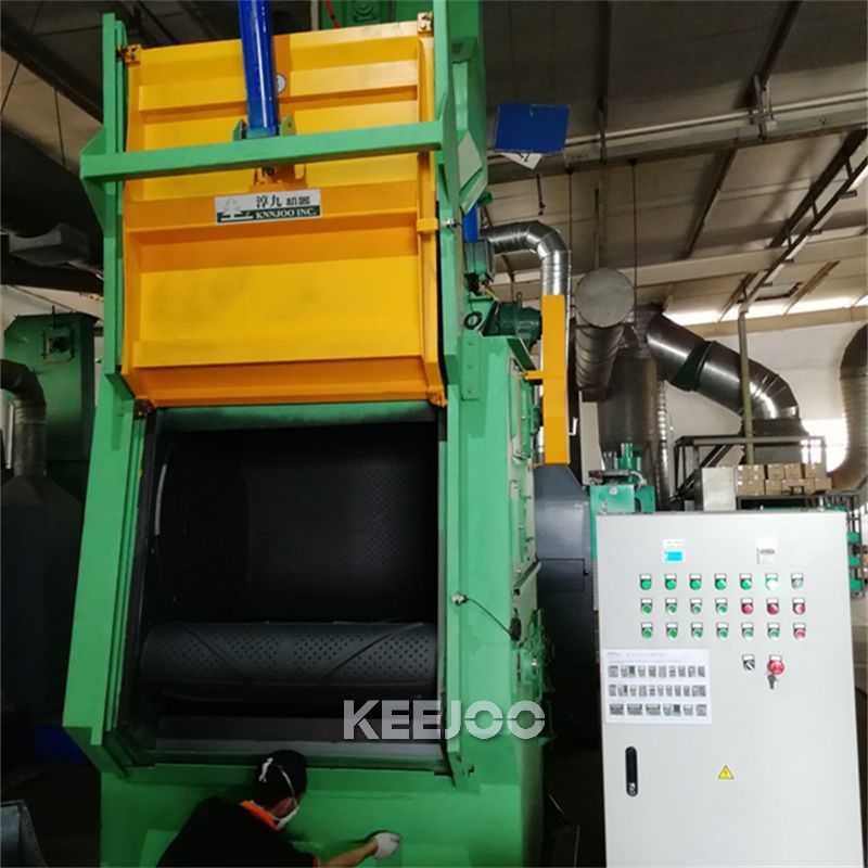 Auto door Tumble belt type shot blasting machine
