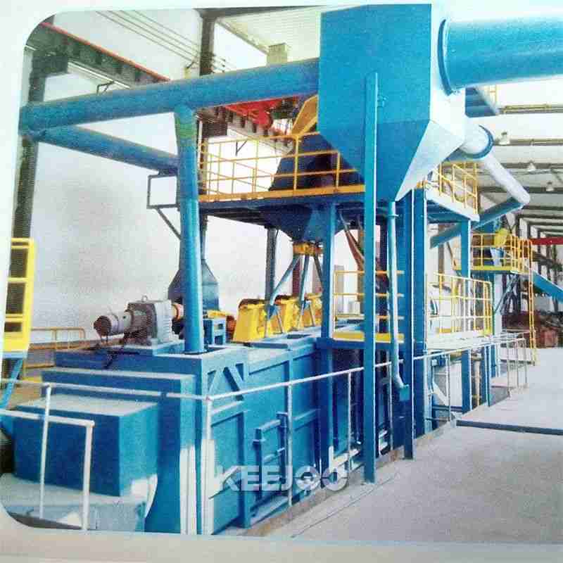 Continuous Belt Shot Blasting Machine