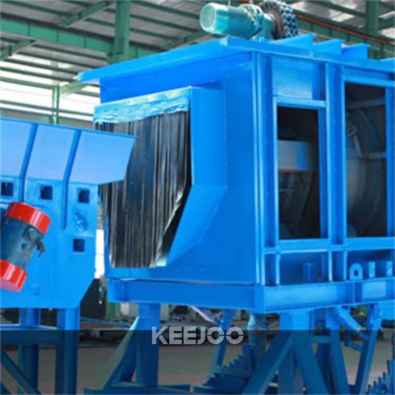 Continuous Tumbling Drum Shot Blasting Machine