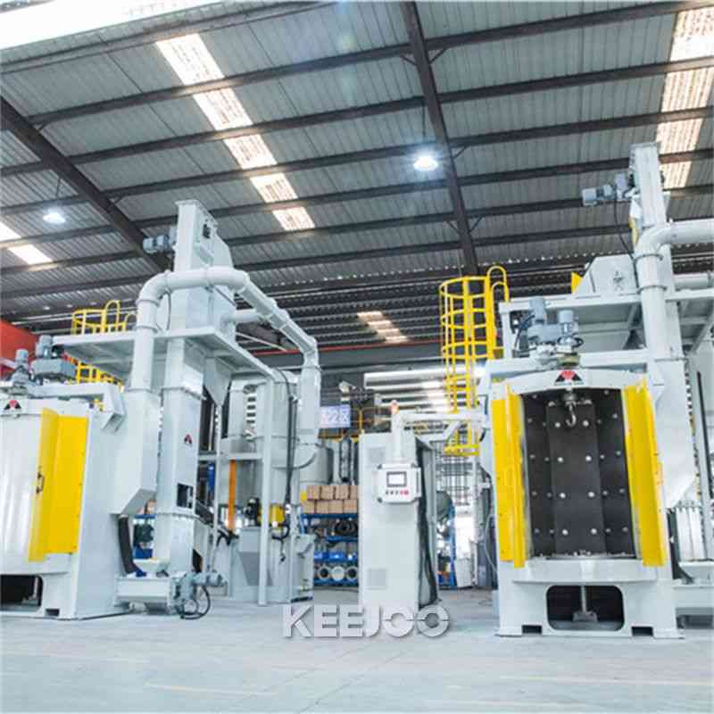 Hanger Type LPG Cylinder Shot Blasting Machine