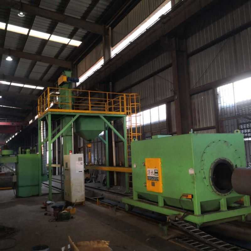 Pass through type shot blasting machine