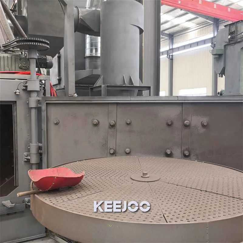 Swing Table Type Shot Blasting Machine
